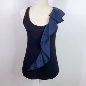 Anthropologie 1.9 One September ruffle tank top XS